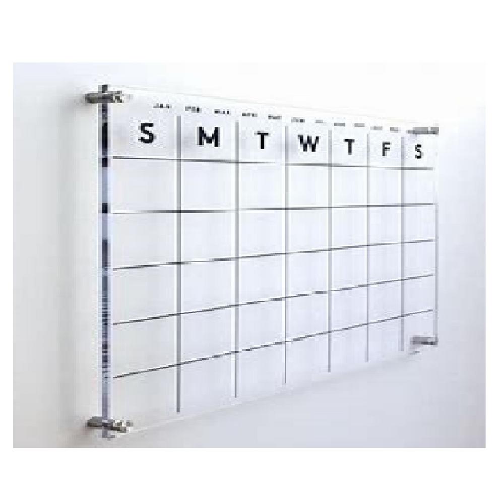 Optix 24 In X 32 In X 0 118 In Clear Dry Erase Acrylic Sheet 25524102 The Home Depot