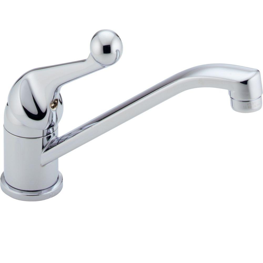 Delta Classic Single Handle Standard Kitchen Faucet With Fittings