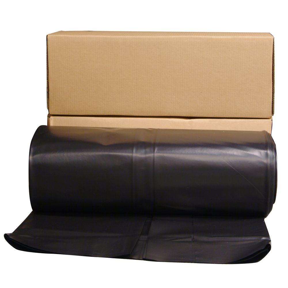 4 mil double black fire retardant plastic sheeting 10/'x100/'