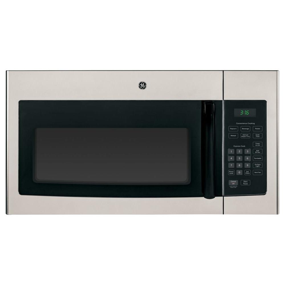 Ge 1 6 Cu Ft Over The Range Microwave In Silver Metallic Ge 1 6 Cu Ft Over The Range Microwave In Silver Metallic