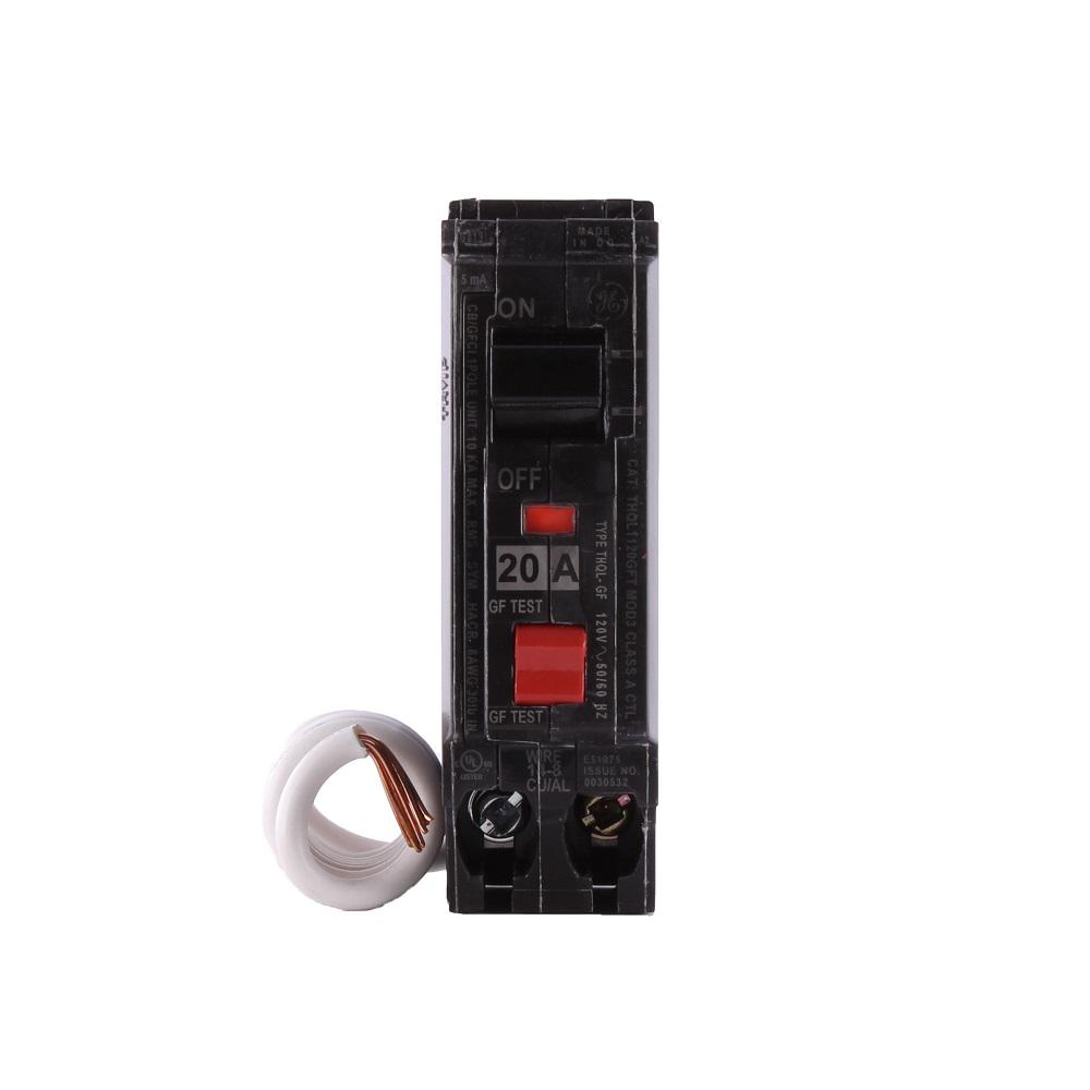 GENERAL ELECTRIC #THQB1120GF 20AMP GRD FAULT BREAKERS//FREE SHIPPING