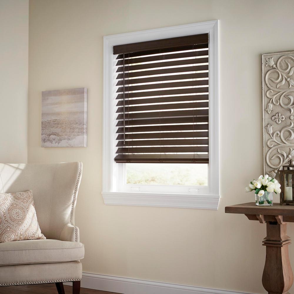 Home Decorators Collection Espresso Cordless 2 1 2 In Premium