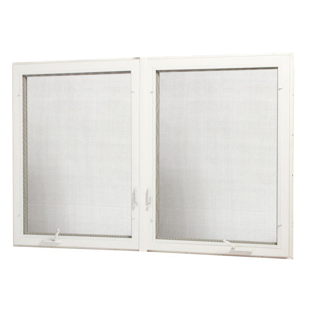 TAFCO WINDOWS 30 In. X 60 In. Left-Hand Vinyl Casement Window With ...