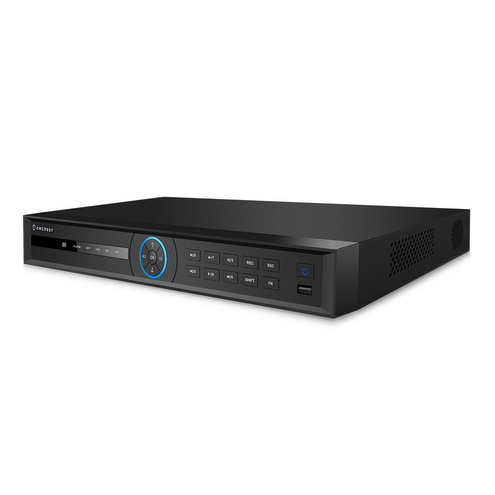 Amcrest 4K Network Video Recorder (8-Port PoE) NVR Supports up to 16 x