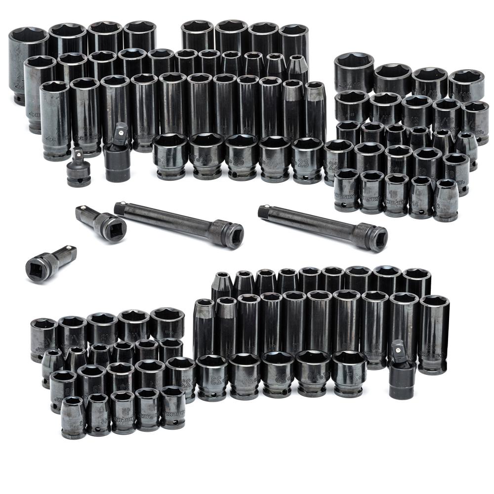 Capri Tools 1/2 in. Drive SAE/Metric Master Impact Socket Set with