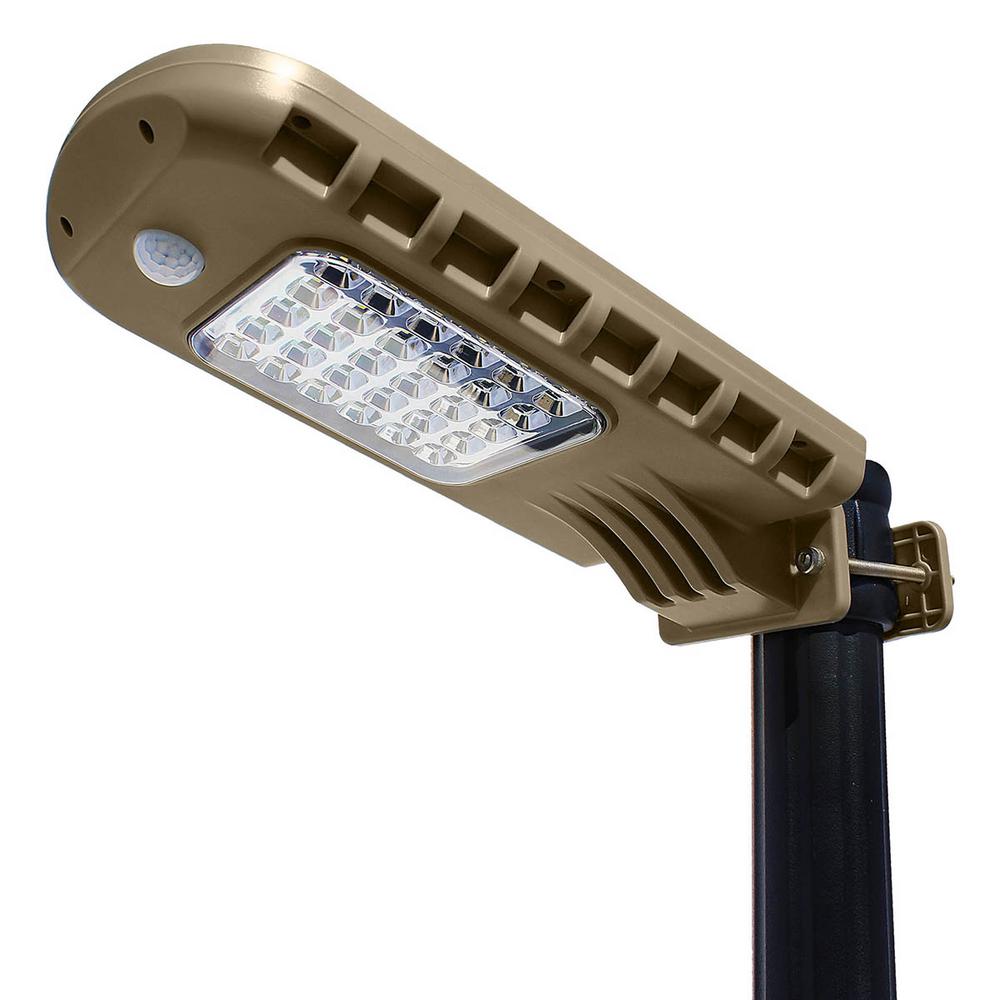 Outdoor Area Light Mounting Arm Pole Eh10236gy The Home Depot