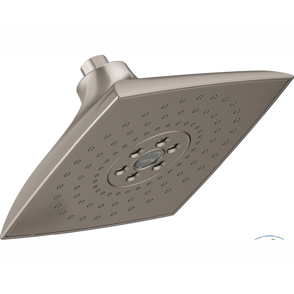 Delta Everly 3Spray 7.88 in. Fixed Showerhead in Spotshield Brushed