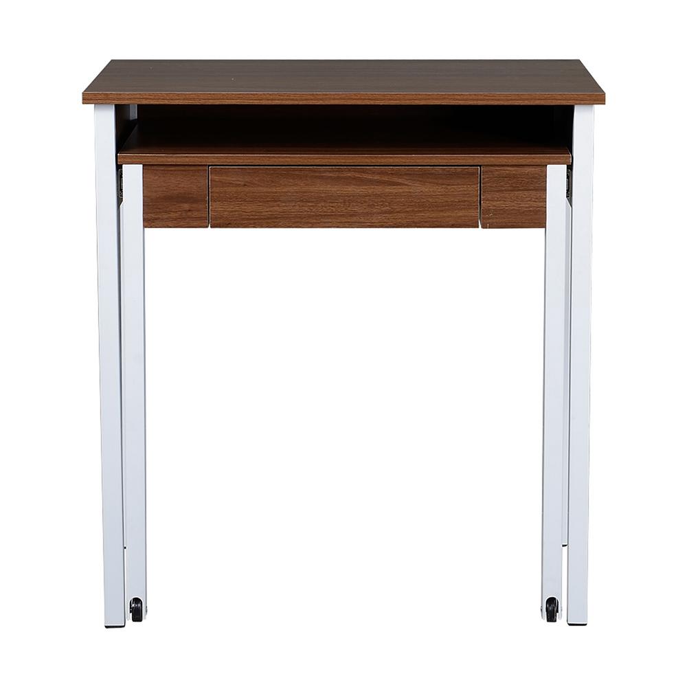 Techni Mobili Walnut Retractable Writing Desk with Storage RTA1459WAL