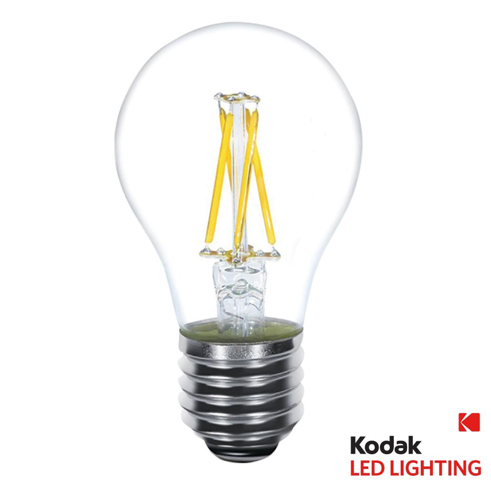 Kodak 40W Equivalent Warm White A19 Clear Filament Dimmable LED Light ...