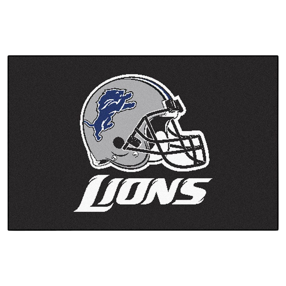 FANMATS Detroit Lions 19 In. X 30 In. Accent Rug-5743 - The Home Depot