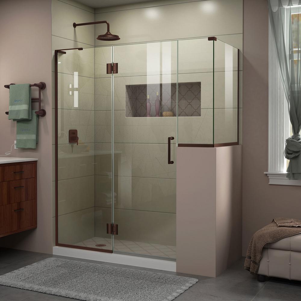 Dreamline Unidoor X 36 3 8 In X 60 In X 72 In Frameless Hinged