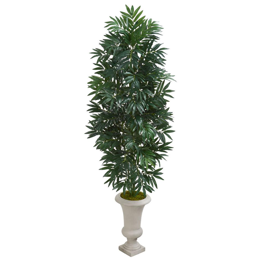Nearly Natural Real Touch 5.5 ft. Indoor Croton Artificial Plant in