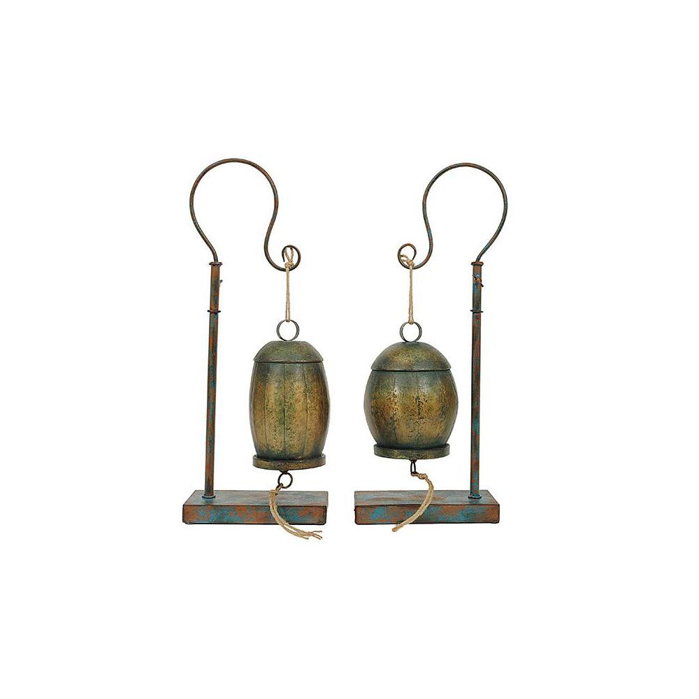 Home Decorators Collection Kyrin Multicolored Metal Bells with Stand