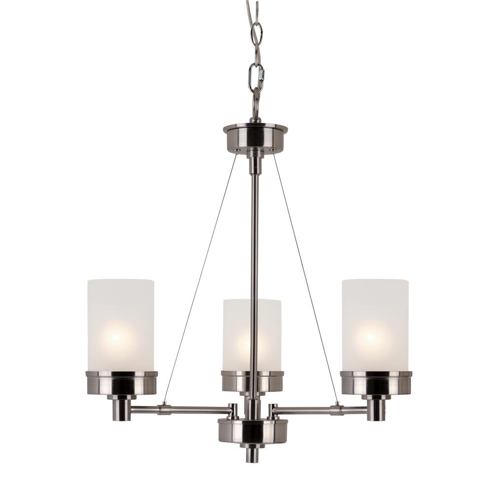 Bel Air Chandelier Recall Design Ideas Bel Air Lighting 3 Light Brushed Nickel Chandelier With Frosted