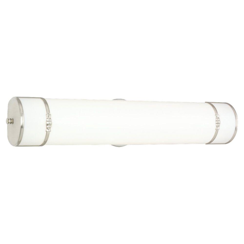 Sea Gull Lighting Midland Collection 2-Light Brushed Nickel Fluorescent Tubular... by Sea Gull Lighting