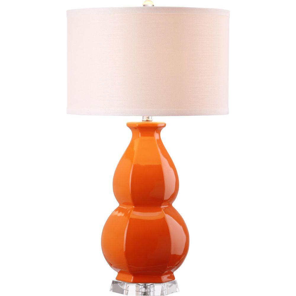 Orange Table Lamp Base
