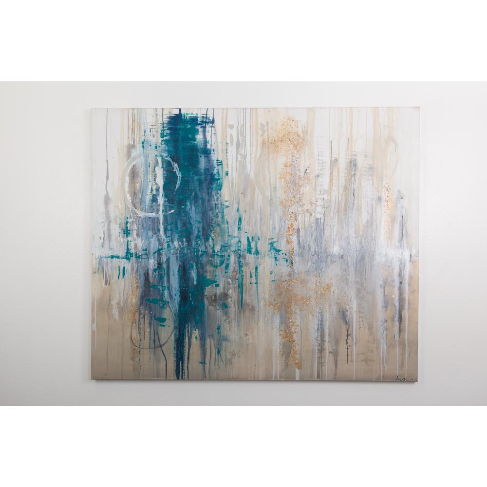 Metal Canvas Art Wall The Home Depot 72 In X 60 Bella By Ashleigh Fleenor Hand