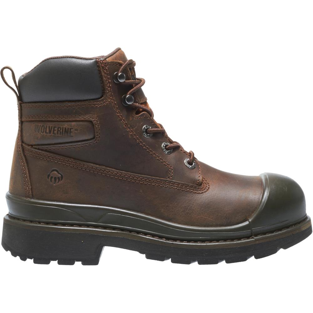 wolverine steel toe boots slip on