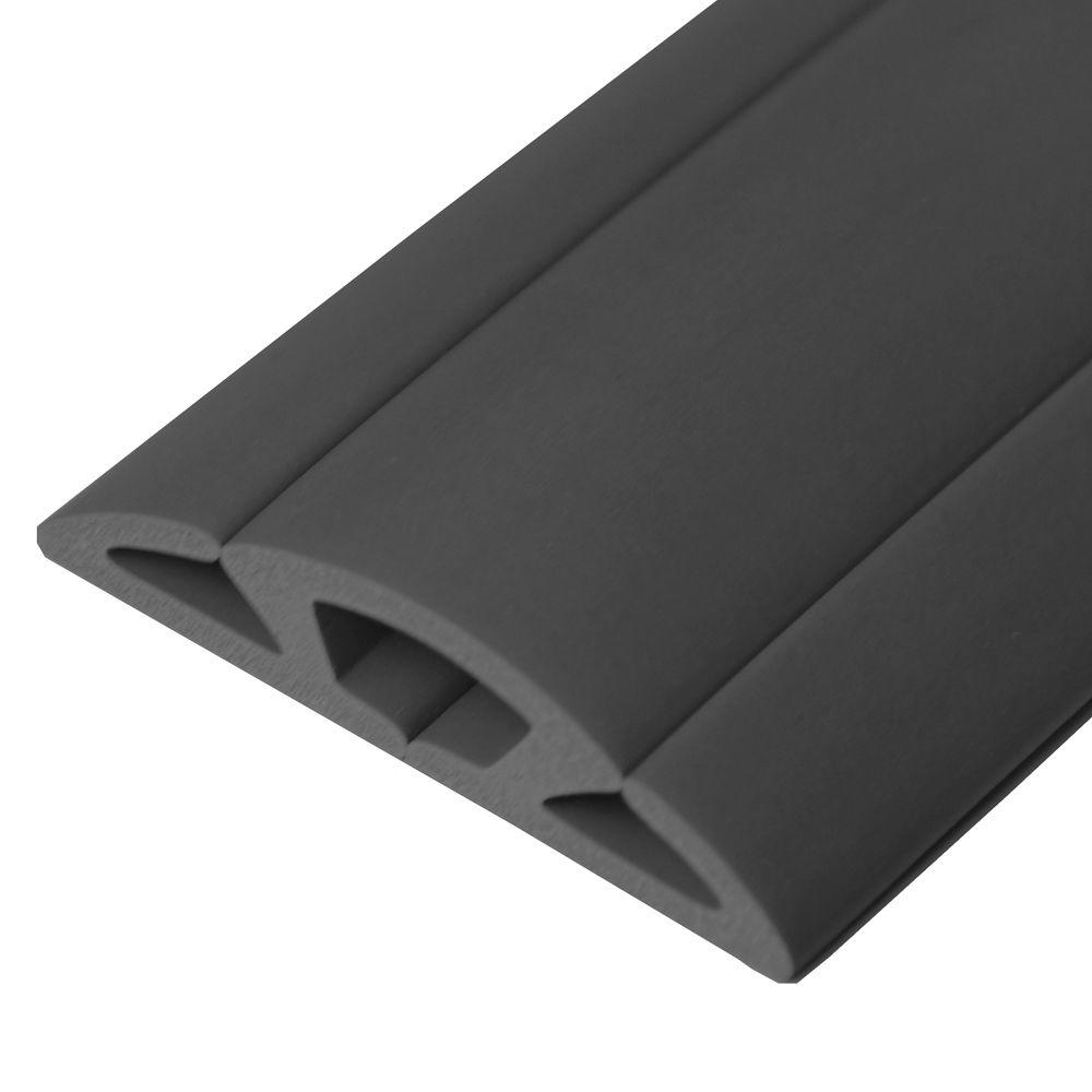 Ut Wire 15 Ft Cord Protector With 3 Channel Dark Gray Utw Cp1501