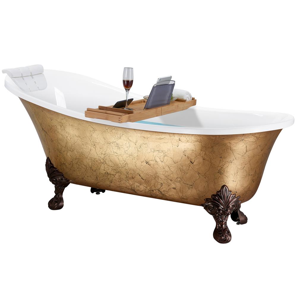 Yellow Bathtubs Bath The Home Depot