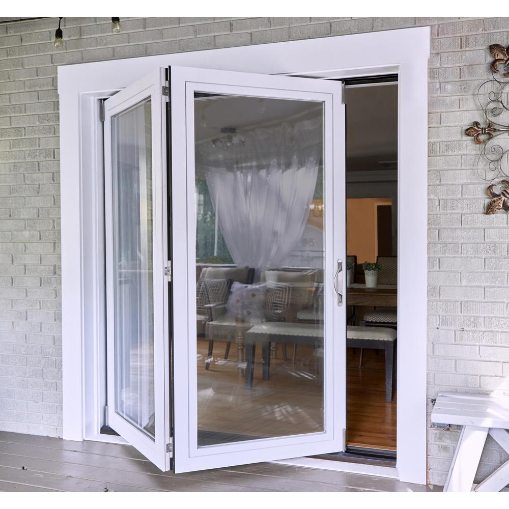 Panel Folding Patio Door Kit, 8 Foot Sliding Glass Door Home Depot