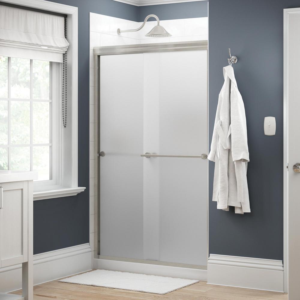 Delta Everly 48 in. x 70 in. SemiFrameless Traditional Sliding Shower
