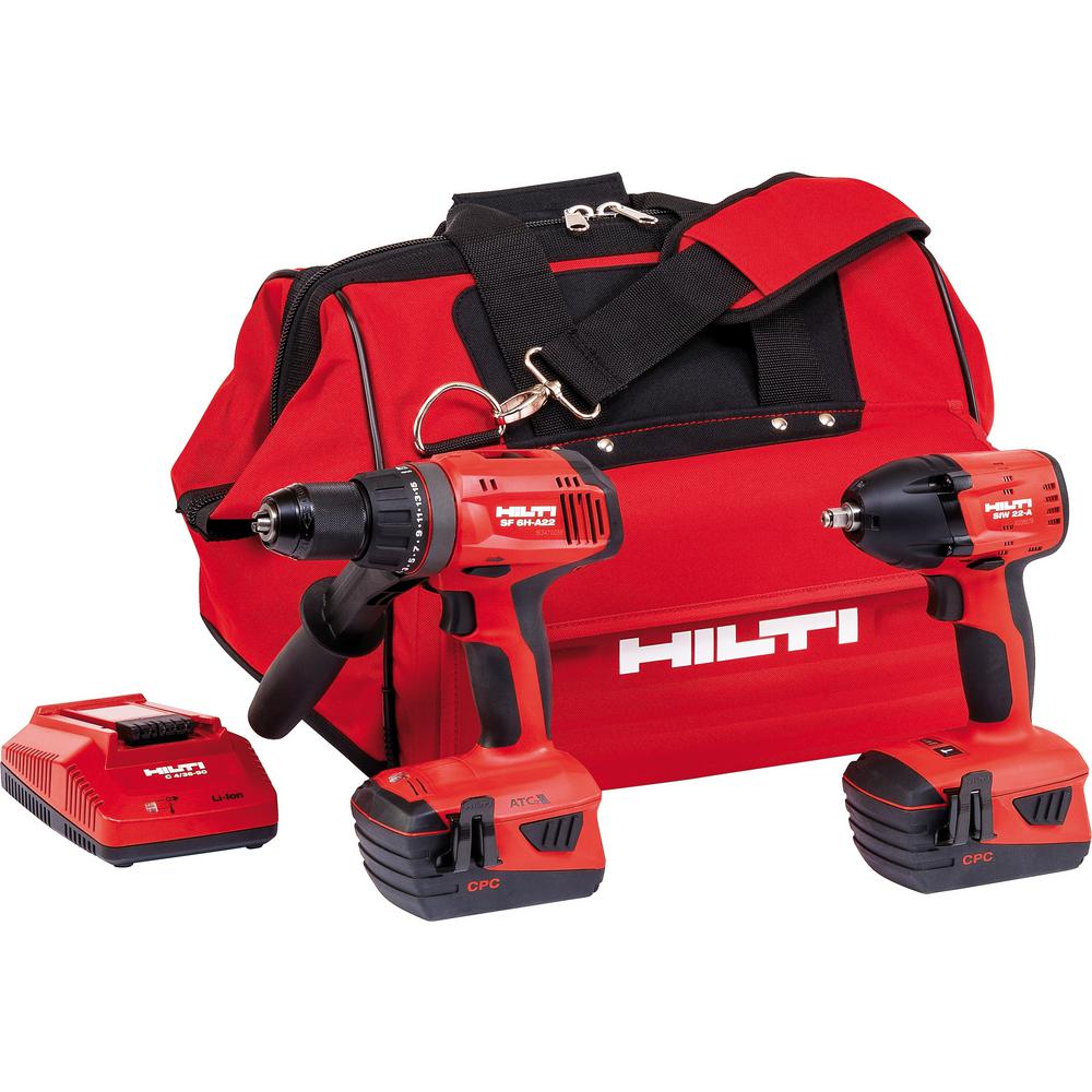 Hilti 22 Volt Lithium Ion Keyless Chuck Cordless Hammer Drill