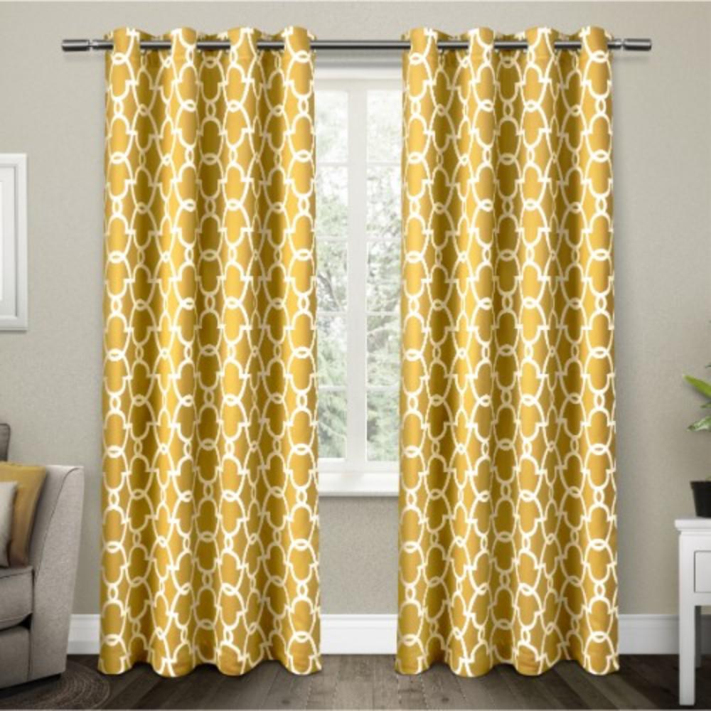 patterned blackout curtains