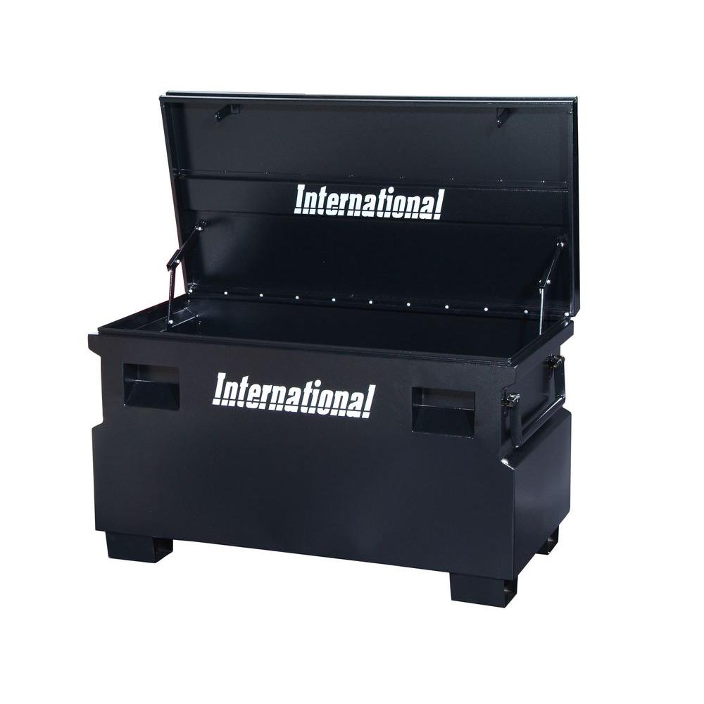 International 48 In. Jobsite Box, Black-JSB-4824BK - The Home Depot