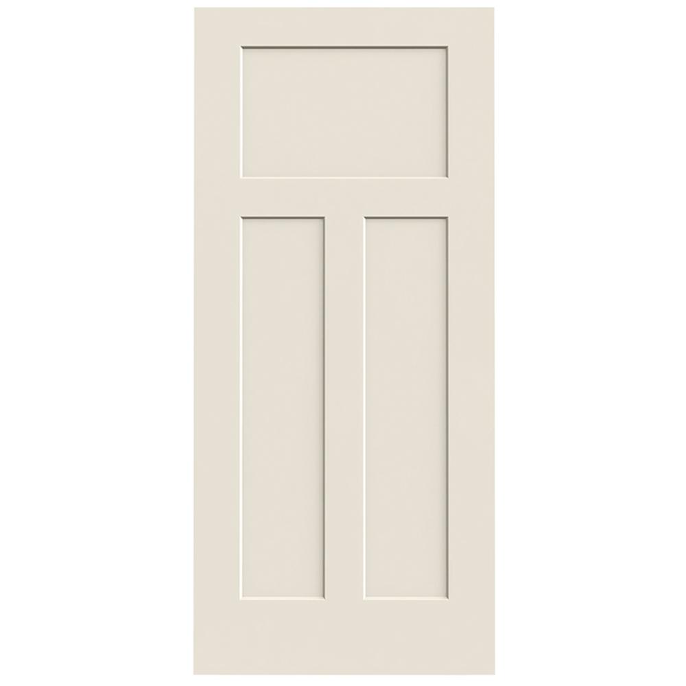 JELDWEN 36 in. x 80 in. Craftsman Primed Smooth Molded Composite MDF Interior Door SlabJW1371