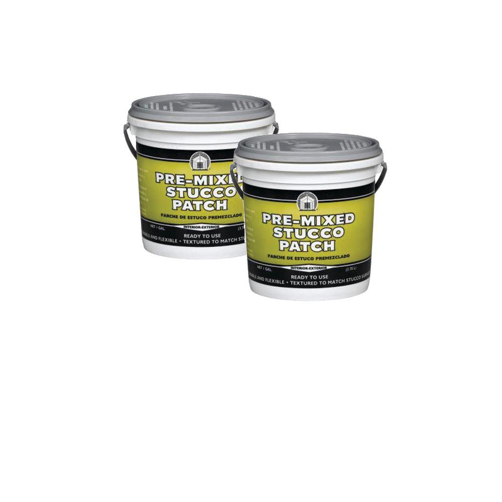 DAP Pre-Mixed Stucco Patch 1 Gal. Off-White (2-Pack)-203903 - The Home Depot