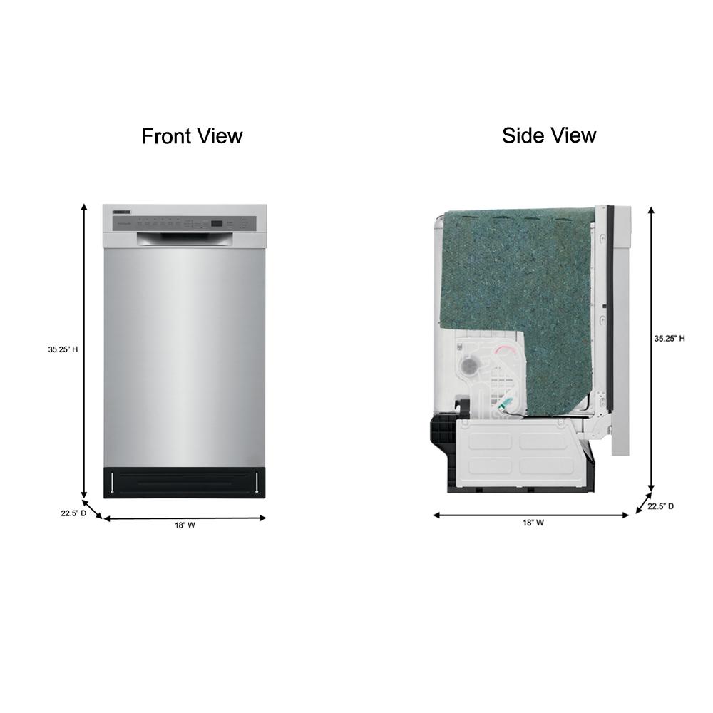 frigidaire 18 inch dishwasher home depot