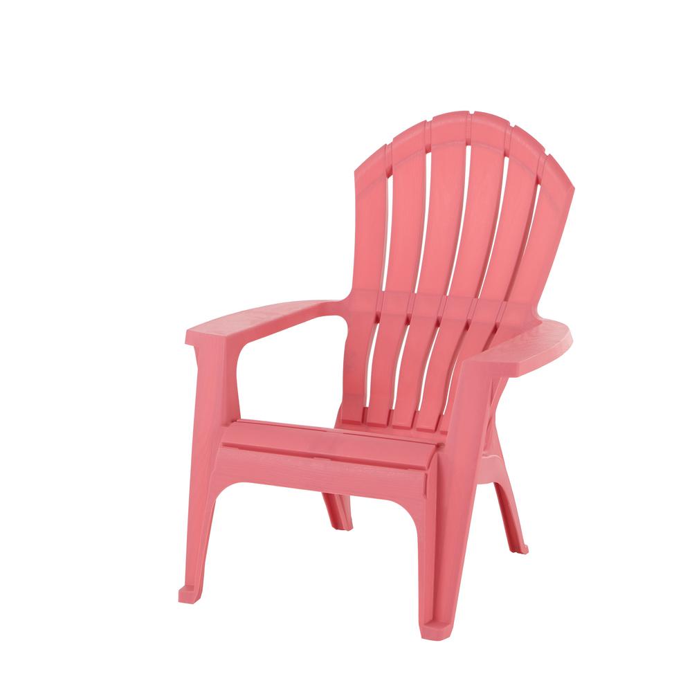 RealComfort Flamingo Plastic Adirondack Chair-8371-93-4303 ...