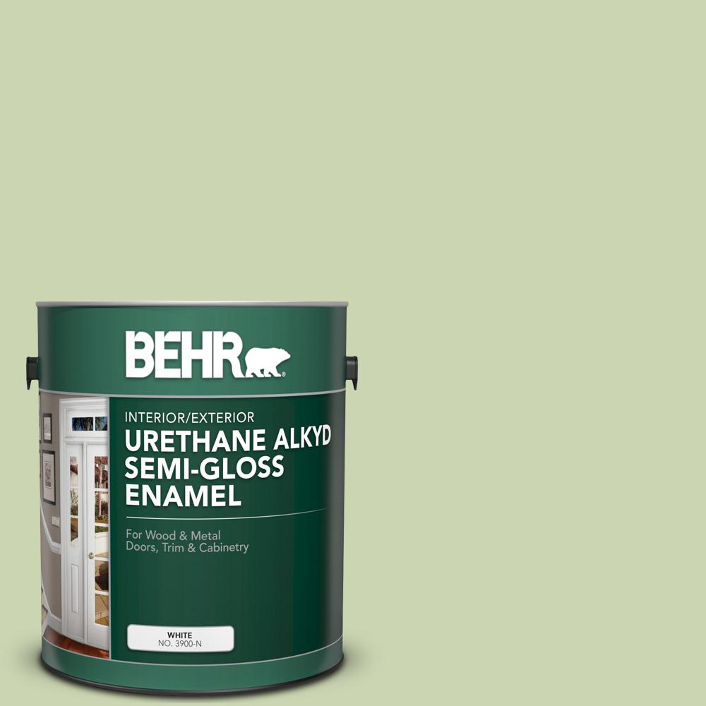 Behr 1 Gal M360 3 Avocado Whip Urethane Alkyd Semi Gloss Enamel Interior Exterior Paint