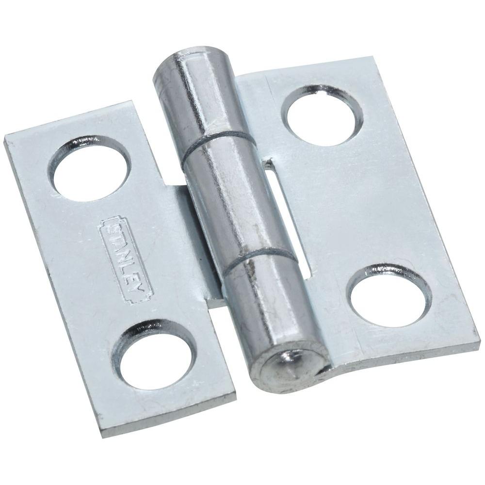StanleyNational Hardware 1 in. Narrow Utility Hinge NonRemovable Pin