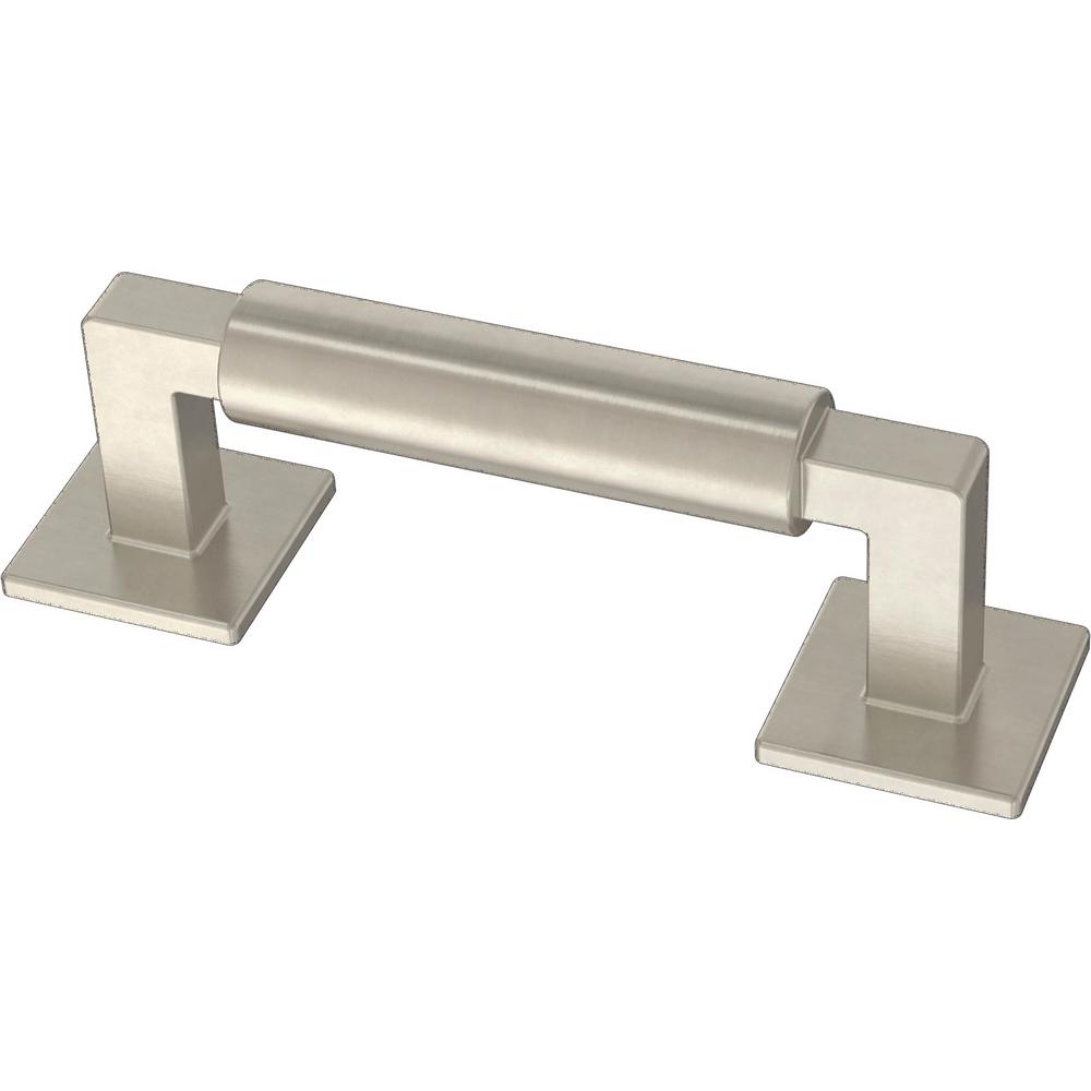 Liberty Modern Post 3 in. (76 mm) Satin Nickel Drawer PullP40075CSN