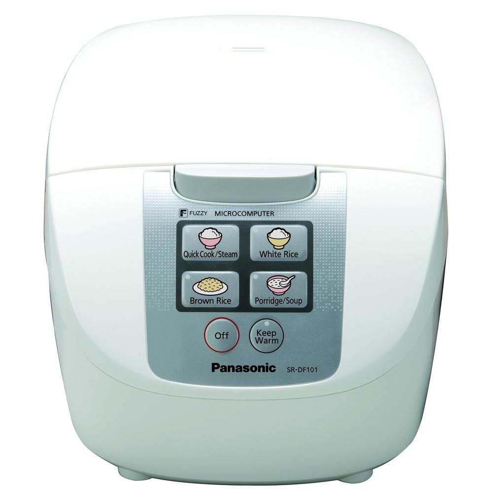 Panasonic Fuzzy Logic 5Cup Rice Cooker SRDF101 The Home Depot