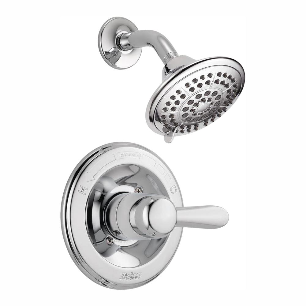 Delta Lahara 1 Handle 1 Spray Shower Faucet Trim Kit In Chrome