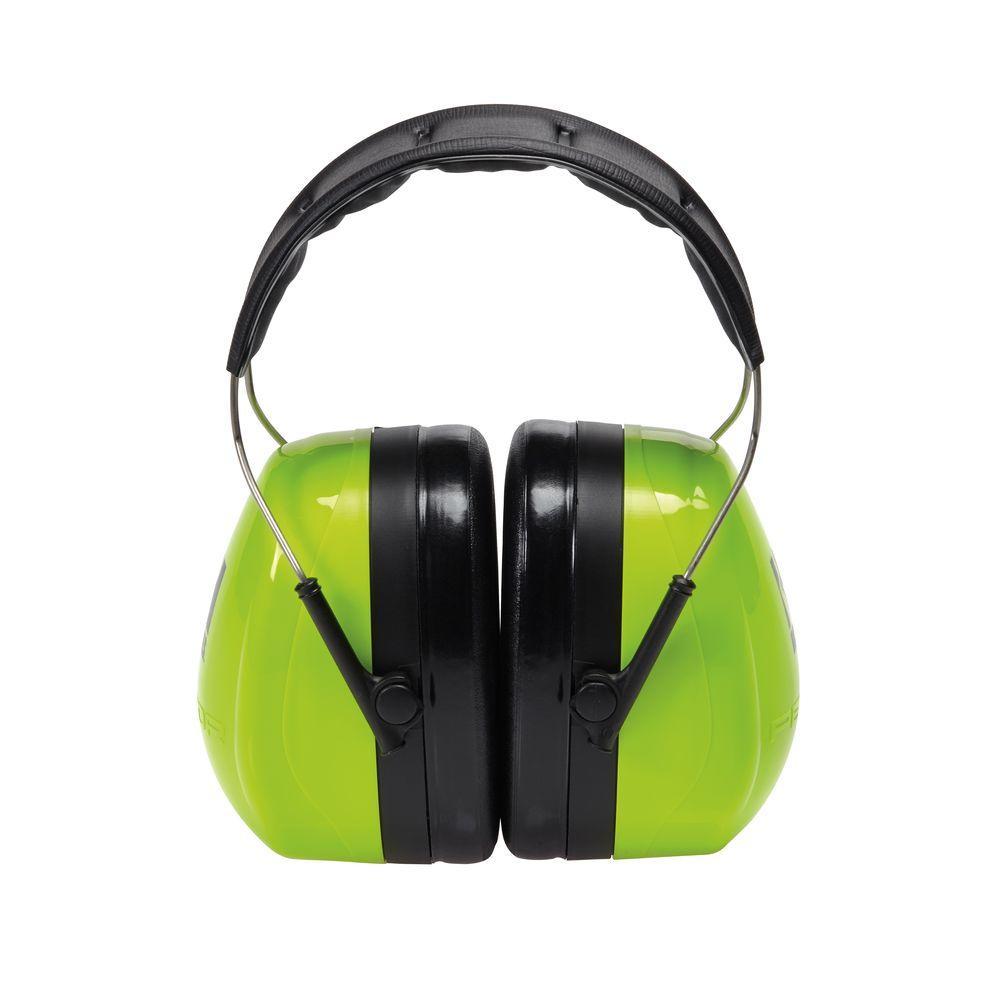 3M Holmes Green High Viz Green Professional Work Wear Earmuffs (Case of 4) by 3M