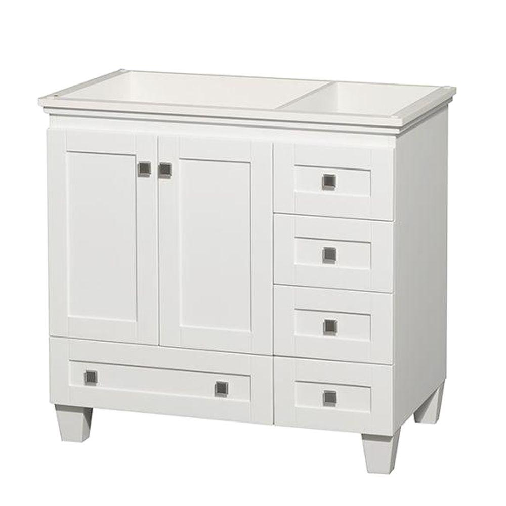 Wyndham Collection Acclaim 36 in. Vanity Only in White