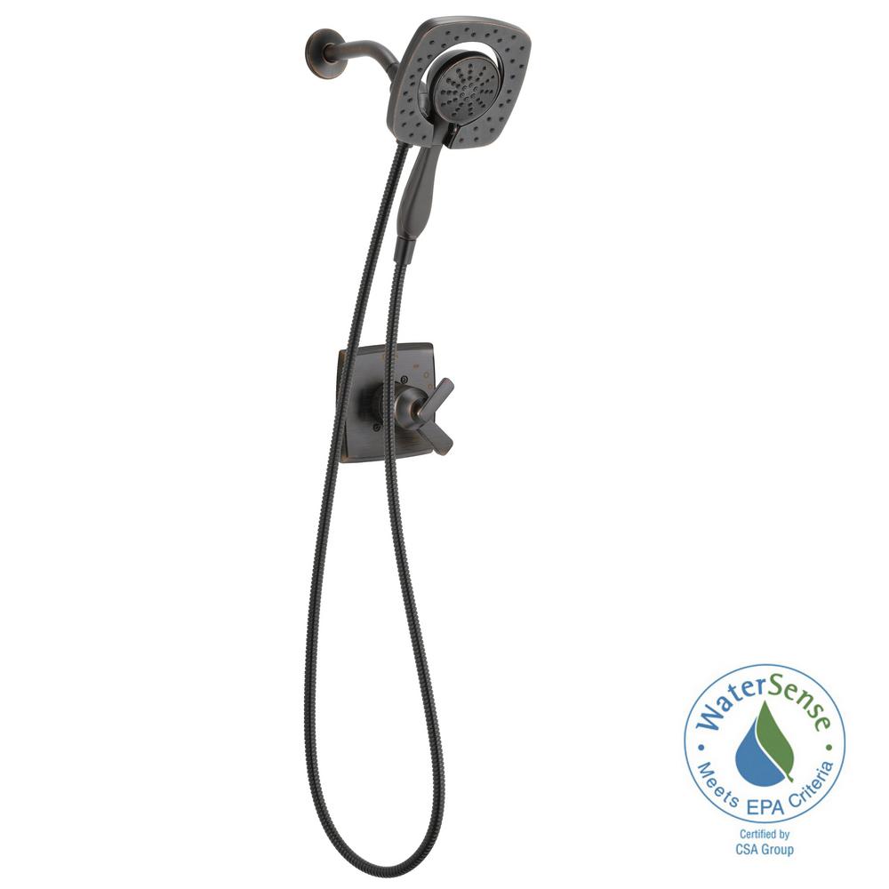 Delta Ashlyn In2ition 1Handle Shower Faucet Trim Kit in Bronze (Valve Not Included