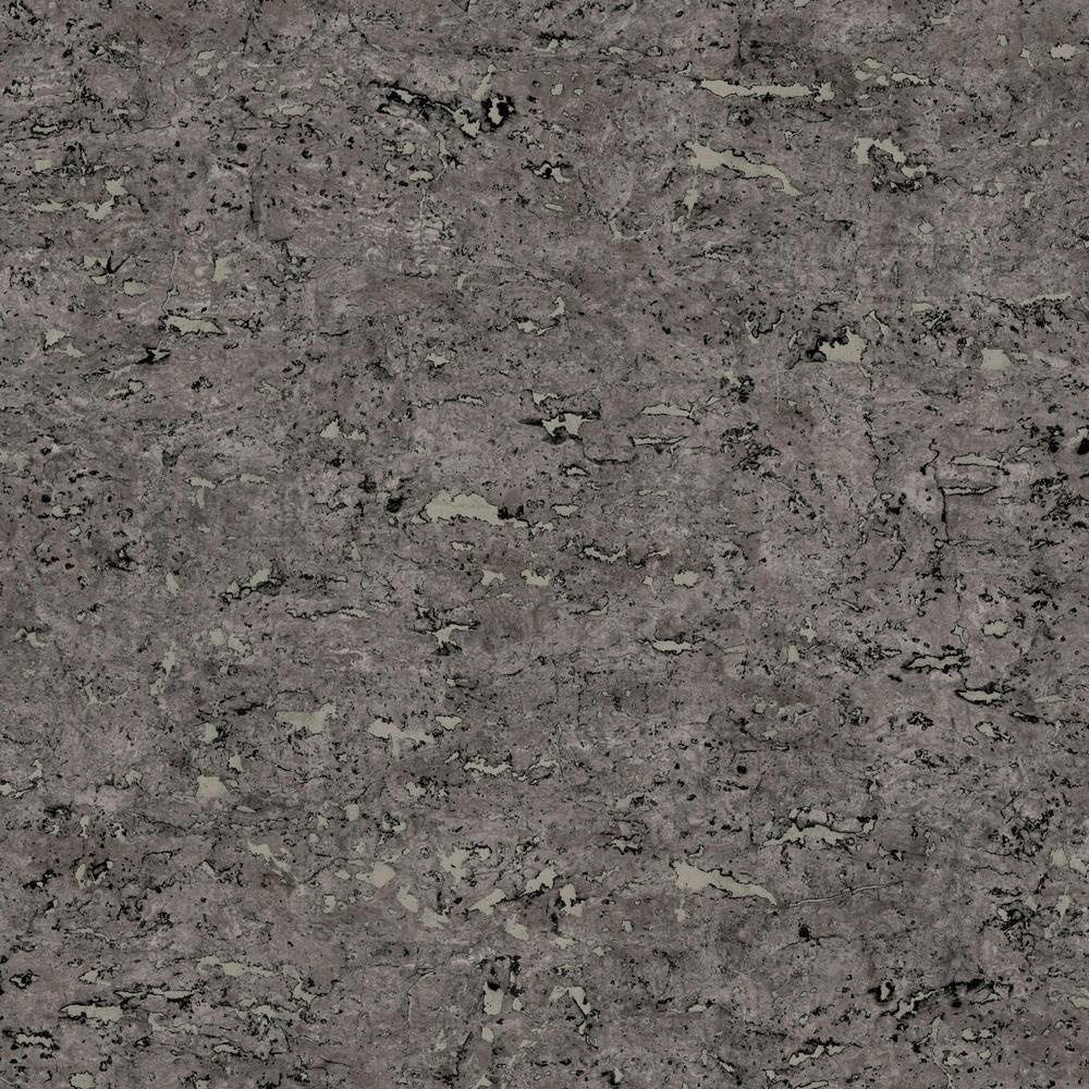RoomMates Faux Cork Black Peel and Stick Wallpaper RMK11195WP - The