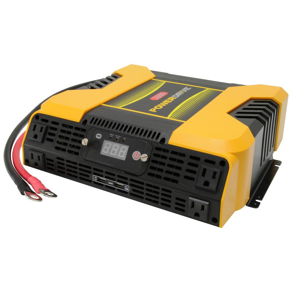 Power Bright 12-Volt DC to AC 400-Watt Power Inverter-XR400-12 ...