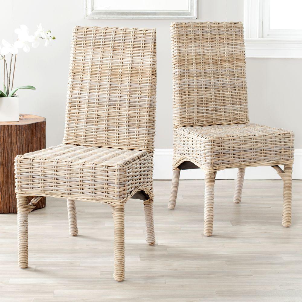 Beacon Natural Unfinished Rattan Side Chair