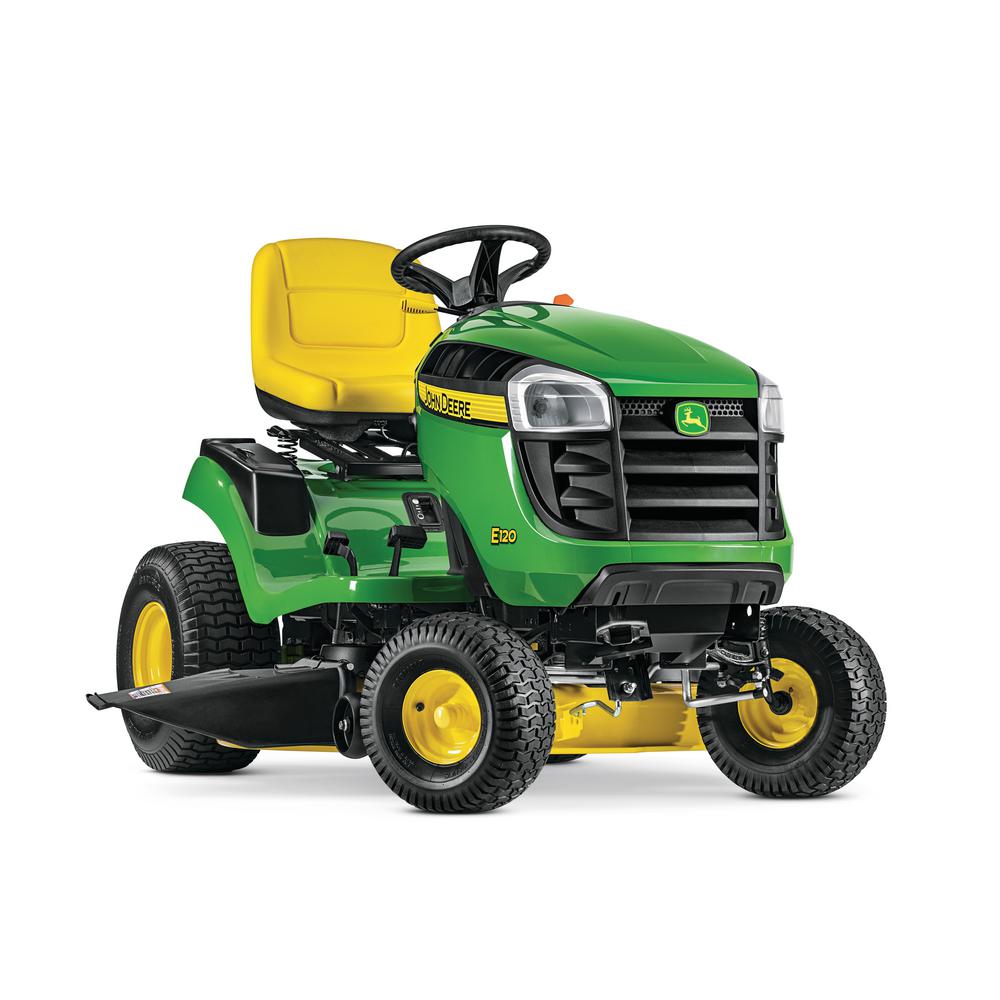 John Deere E120 42 in. 20 HP V-Twin Gas Hydrostatic Lawn Tractor