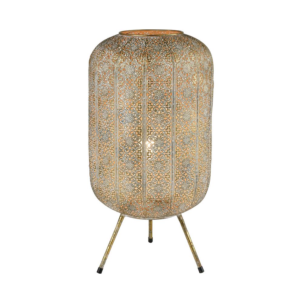 vintage gold lamp