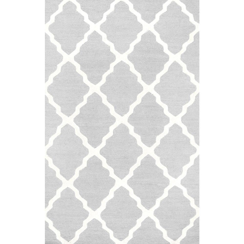 Nuloom Trellis Light Grey 2 Ft X 3 Area Rug Mtvs27t 203 The Nuloom Trellis Light Grey 2 Ft X 3 Area Rug