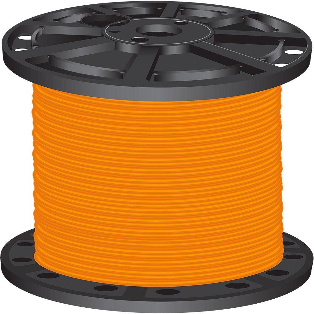 4 Wire Electrical The Home Depot 1 000 Ft 4 Orange Stranded Cu Simpull Thhn Wire