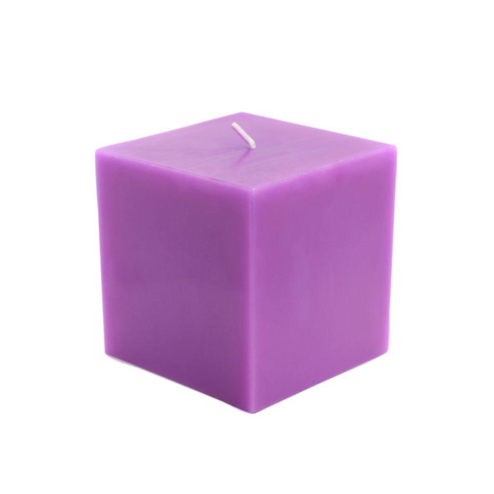 UPC 685024168471 product image for Zest Candle 3 in. x 3 in. Purple Square Pillar Candles Bulk (12-Case) | upcitemdb.com