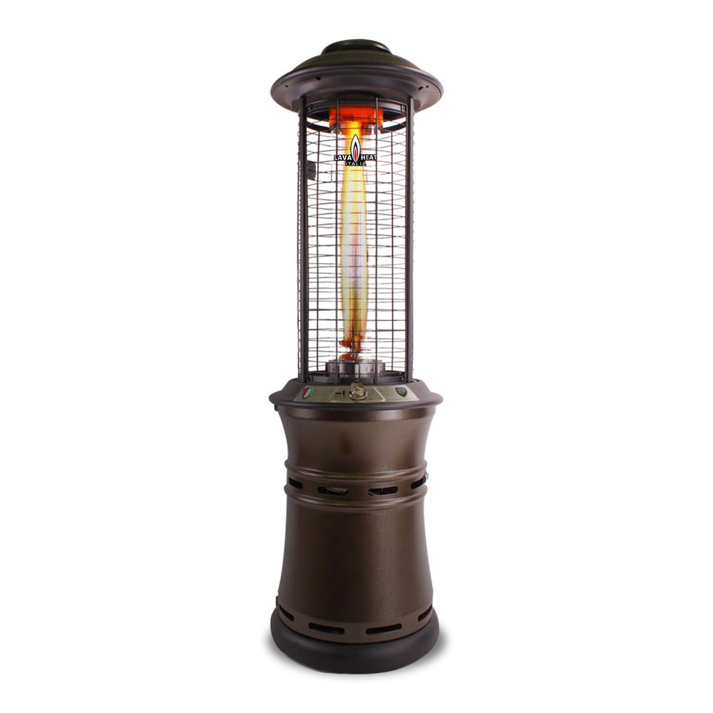 Lava Heat Italia Ember R Line 36 000 Btu Bronze Collapsible 6 Ft Gas Patio Heater Rl6mgb The Home Depot